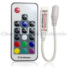 Mini Led inalámbrico con controlador RGB, DC5- 24V, 17 teclas, 3 CANALES, 6A, control de tira led smd 5050 3528 2024 - compra barato