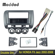 Double Din Radio Fascia for Honda Jazz LHD or RHD CD GPS DVD Stereo CD Panel Headunit Dash Mount Installation Trim Kit Frame 2024 - buy cheap