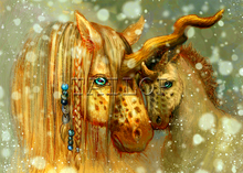 Cuadros full square 5d diamond painting kit set complet embroidery dirll drawing Cross stitch mosaic landscape horse unicorn art 2024 - buy cheap