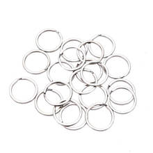 Chaveiros de liga inoxidável circular diy 25mm, chaveiros de joias 2024 - compre barato