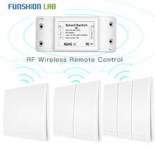 433Mhz Wireless Smart Switch RF Remote Control Receiver Push Button Controller Wall Panel Transmitter,2 way/3 way Multi-Control 2024 - buy cheap