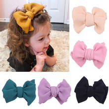 Waffle Fabric Ornament Corn Grain Barrettes DIY Fixed Bangs Hairpin Bow Headdress Hair Accessories for Girls Women Gifts 2024 - buy cheap