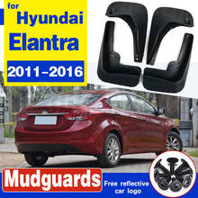 OE Styled Molded Mud Flaps For Hyundai Elantra MD 2011 - 2016 Mudflaps Splash Guards Mudguards Styling 2012 2013 2014 2015 Sedan 2024 - buy cheap