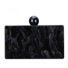 New Evening Bag Black Clutch Bag Acrylic Dinner Fashion Prom bag Crossbody Women Wedding black Party Bag Casual Evening Clutch 2024 - buy cheap