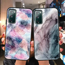 For Samsung Galaxy A71 A51 A70 A50 A21S A12 A52 A42 A31 Case Watercolor Marble Pattern S21 Ultra S20 FE S10 Plus Cover Capa 2024 - buy cheap