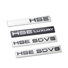 Bar Emblem for Range Rover SPORT HSE Luxury SDV6 SDV8 Car Styling Refitting Discharging Badge Trunk Metal Sticker Black Chrome 2024 - buy cheap