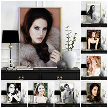 Lana Del Rey Pop Art Music Singer Star Sexy Posters and Prints Wall Art Canvas Painting Wall Pictures Bedroom Living Room Decor 2024 - buy cheap