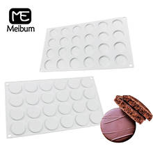 Meibum 24 Cavity Oblate Shape Silicone Chocolate Cake Mold Muffin Pastry Mould Mousse Dessert Tray Kitchen Baking Tools 2024 - buy cheap