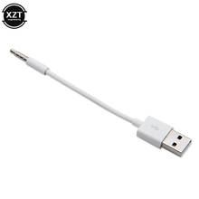 Cable de carga USB 3,5 para Apple ipod shuffle, Cable de sincronización de datos, adaptador de Jack de 2,0mm, Cable de carga para reproductor MP3 3rd 4th 5th 6th 7th 2024 - compra barato