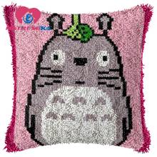 Cartoon Foamiran for crafts Latch hook pilowcase kits carpet embroidery cross-stitch pillow do it yourself tapestry kits 2024 - buy cheap