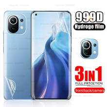 For Xiaomi Mi 11 Pro Lite Hydrogel Film Front+Back Screen Protectors Not Glass xiaomy 11 Xiomi Xaomi Mi11 Light Camera Lens Film 2024 - buy cheap