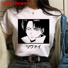 Shingeki No Kyojin Attack on Titan Titan Attack summer top female grunge streetwear plus size t-shirt white t shirt ulzzang 2024 - buy cheap