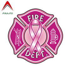 Aliauto Funny Car Sticker Fire Dept Firefighter Cover Scratch Anti-UV Automobiles & Motorcycles Accessories PVC Decal,16cm*16cm 2024 - buy cheap