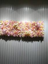 Queda de videira flor de tecido rosa parede decoração do casamento pano de fundo champanhe artificial flor parede romântico decoração do casamento 2024 - compre barato