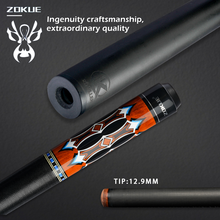 ZOKUE Billiards Cue KONLLEN Carbon Fiber Shaft 12.9mm Tip 155cm3/8*8 Radial Pin  For Tall People Pool Cue Billiard Cue Stick Kit 2024 - buy cheap