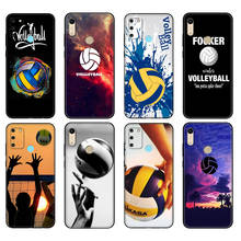 Black tpu Case For Huawei Honor 8a Prime 8s Prime 9 Lite honor 9A 9C 9X Premium 9x Pro 9S Case Cover Volleyball Painted 2024 - buy cheap