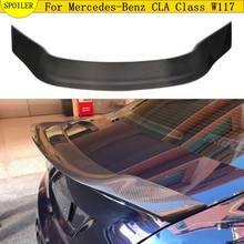 For Mercedes benz CLA Spoiler CLA45 W117 C117 Carbon Fiber Rear Trunk Wings Spoiler for cla 200 250 260 2013 2014 2015 2016 - UP 2024 - buy cheap