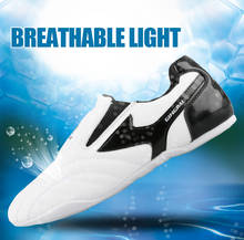 GINGPAI Breathable Taekwondo Shoes White Long Martial Arts Shoes Professional Training Competition Shoes Sports Shoes 2024 - buy cheap