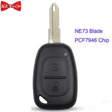KEYECU for Renault Vivaro Movano Traffic Master Kangoo Remote Key Fob PCF7946 Chip NE73 Blade 433MHz 2024 - buy cheap