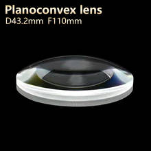 Plano convex lenses galss Optical lens DIY Telescope Microscope eyepiece spotlight D43.2mm F110mm Customizable 2024 - buy cheap