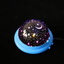 Projetor de luz noturna rotativa, projeção de lâmpada led romântica para bebês, crianças, céu estrelado, céu estrelado 2024 - compre barato