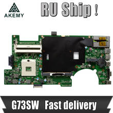 Akemy G73SW HD3000 REV2.0 Mainboard Para Asus G73SW G73S G73 Laptop motherboard 100% totalmente testado HM65 Apoio GT560M 4 * Slots 2D 2024 - compre barato