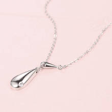 New Arrivals 925 Sterling Silver Water droplets  Necklaces Pendant Hot Sale Pure Silver Jewelry for Women 2024 - buy cheap