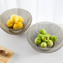 Creative Iron Fruit Basket Debris Storage Organizer Fruit Dish Drain Basket Stainless Steel Modern Kitchen Accessories Cocina 2024 - buy cheap