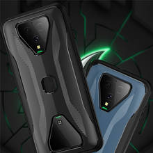 Gamepad Supported Phone Shell for Xiaomi Black Shark 3/ 3 Pro Mobile Phones Heat Dissipation Protective Back Cover Case 2024 - buy cheap