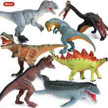 Oenux novo jurássico macio pvc mosasaurus tiranossauro rex figuras de ação dinossauro mundo parque animal modelo educatiol brinquedo presente do miúdo 2024 - compre barato