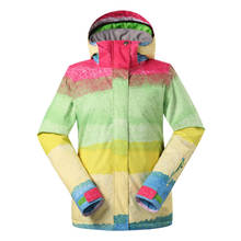 New winter outdoor ski jacket women plaid snowboard ski suit female warm waterproof abrigos mujer invierno free shipping 2024 - buy cheap
