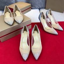 Women's Shoes New Fashion Party Pumps Pointed Toe Ladies Shoes Thin Heels Dress Shoes Hot Sell Casual Shoes For Women 2024 - buy cheap