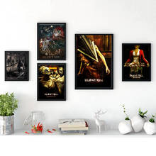 Silent Hill Classic Horror Movie Nordic Posters And Prints Wall Art Canvas Painting Wall Pictures For Living Room Decor 2024 - buy cheap