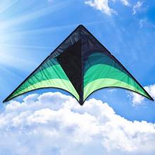 1x grama grande delta kite pequeno para crianças e 30m de linha kite e adultos de linha única fácil de voar punho de latas incluído 2024 - compre barato