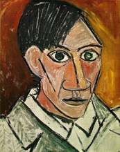 100% artesanal de alta qualidade pintura a óleo reprodução em tela de linho, picasso, auto-retrato, frete grátis dhl 2024 - compre barato