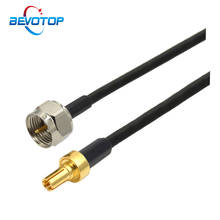 10pcs/lot Gold Plated CRC9 Male Straight Plug to F Male Plug RG174 Extension Cable RF Coaxial CRC9 F Pigtail Jumper Cord 2024 - buy cheap