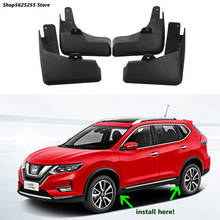 Переднее крыло для автомобиля 4 шт. крыло для Nissan Xtrail X-trail T32 2017 2018 2019 2020 крыло для шин специальное украшение автомобиля 2024 - купить недорого