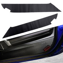 2Pcs Interior Door Anti-kick Sticker Cover Pad Car Carbon Fiber Style Fit for Subaru BRZ 2013 2014 2015 2016 2017 2018 2019 2020 2024 - buy cheap