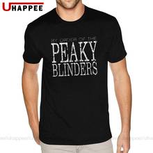 Impressão personalizada de manga curta camisa de tripulação azul peaky blinders engraçado-por encomenda de peaky blinder t camisas 2024 - compre barato