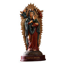 Estátua votiva de resina da virgem maria, + 6 unidades, religiosa, bandeja grega 2024 - compre barato