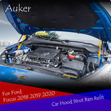 Barras de soporte de choque de gas para capó de Ford Focus, barra de reacondicionamiento de estilo de coche, para Ford Focus 2018 2019 2020 2024 - compra barato