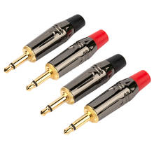 Mini Jacks 3.5mm Mono Plug Gold Plated Male Audio Connectors Headphone Jack 3.5 Adapter Solder DIY Hifi Earphone Repair Cable 2024 - buy cheap