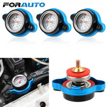 FORAUTO Tank Cover Replacement Temperature Gauge 0.9/1.1/1.3 Bar Thermo Radiator Cap Pressure Balance Function Car Accessories 2024 - buy cheap