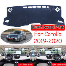 Противоскользящий коврик для Toyota Corolla E210 210 2019 2020, накладка на приборную панель, Солнцезащитный коврик для приборной панели, защита от УФ-лучей, автомобильные аксессуары 2024 - купить недорого