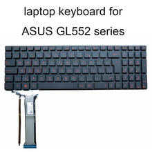 Czech backlit keyboard for ASUS GL552 ROG GL552JX GL552V VW VX CZ CS SK Slovakia blue red big keycap 0KNB0 662GSK00 with light 2024 - buy cheap