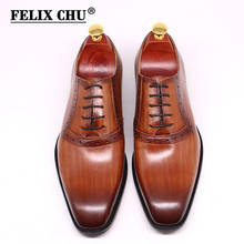 Мужские деловые модельные туфли роскошные мужские туфли-оксфорды ручной работы из натуральной кожи Офисные туфли на шнуровке с простым носком итальянская обувь для мужчин 2022 - купить недорого