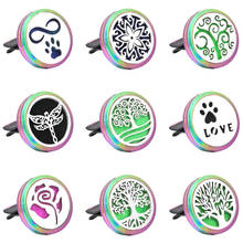 New Colorful Car Air Freshener Auto Outlet Perfume Diffuser Clip Locket Fragrances Aromatherapy Vent Freshener Dropshipping 2024 - buy cheap