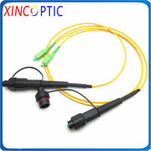 HUAWEI-Cable de fibra óptica para teléfono móvil inteligente, Conector de fibra óptica con resistencia al agua IP67, en color amarillo, de 1/2/3/5/7M, de 3,0mm, modelo Mini SC/APC a MINI SC APC OptiTap 2024 - compra barato