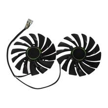 Ventilador VGA para tarjeta gráfica de vídeo, Enfriador de 2 piezas, 95MM, PLD10010S12HH, 6 pines, para MSI GTX970 GeForce GTX 970, doble ventilador de refrigeración 2024 - compra barato