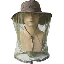 Mosquito Head Net Hat Sun Hats Bucket Hat with Invisible Net Mesh Protecting from Insect Mosquito TC21 2024 - buy cheap